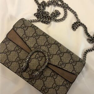 Gucci Beige and Brown Crossbody Bag